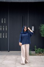 شومیز سرمه ای و شلوار