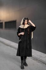 پیراهن مخمل کبریتی